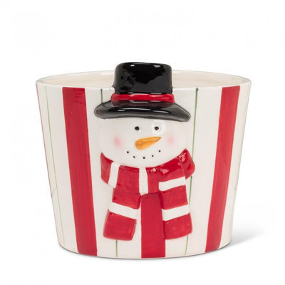 Pot de fleurs Snowman