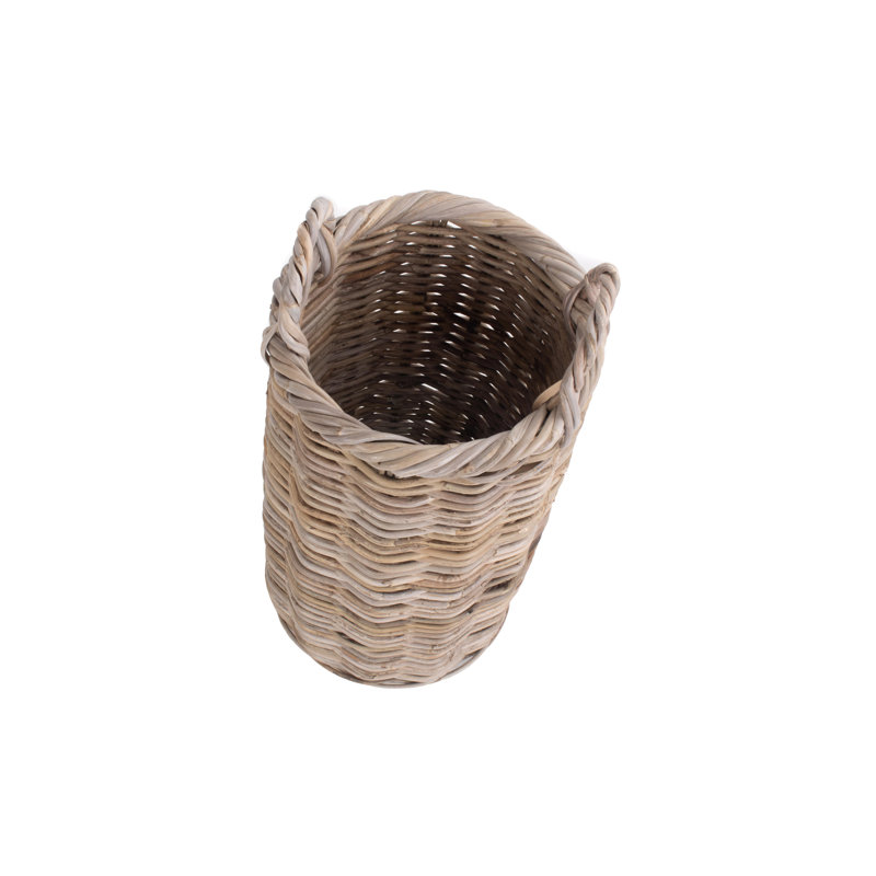 Rattan Umbrella Basket Holder, 54cm H x 28cm W x 28cm D