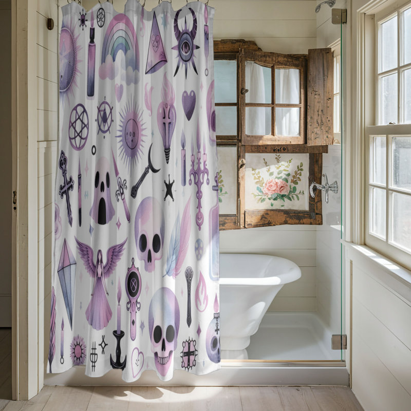 Rideau de douche standard 1 pièce Soft Edge, H 74 po x l 71 po