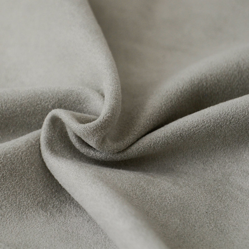  Housse de coussin en velours appliqué, Gris clair