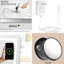 Grand miroir de maquillage lumineux, miroir grossissant 15X, port de charge USB, support de table / mural, pour salle de bain
