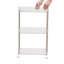 Chariot de rangement à roulettes à plusieurs niveaux avec roulettes - Organisateur utilitaire en plastique à 3 niveaux pour salle de bain, cuisine, chambre à coucher, bureau, garde-manger ou buanderie, transparent-93655897-93655900