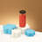 Brightware Glass Juice Bottles with Black Lids – 16 oz – Set of 8-83491447
