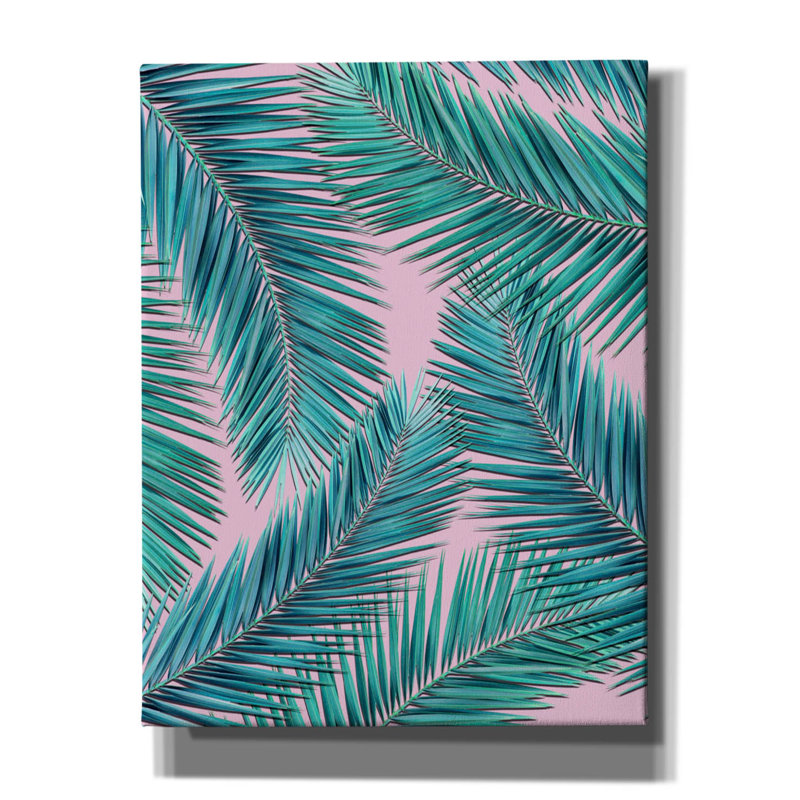 «Palm» par Mark Ashkenazi, art mural sur toile, H 34 po x l 26 po x P 1,5 po
