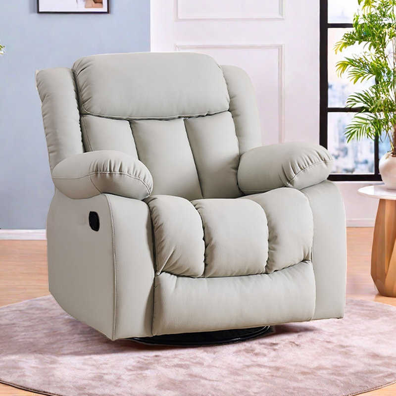 Living Room Household Multi-Functional Recliner, Gray
