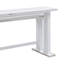 Wavell Console blanche rectangulaire en bois
