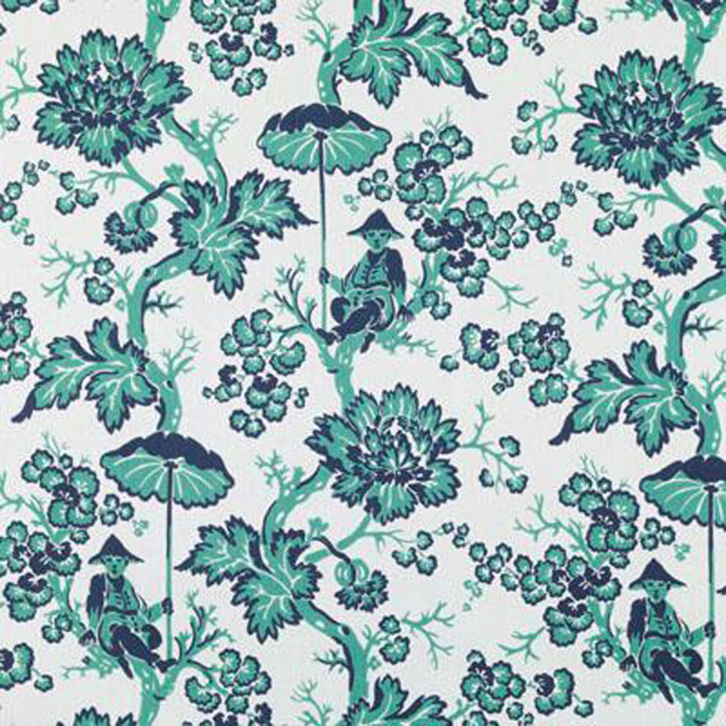 From The Archives Linen Fabric, Aegean