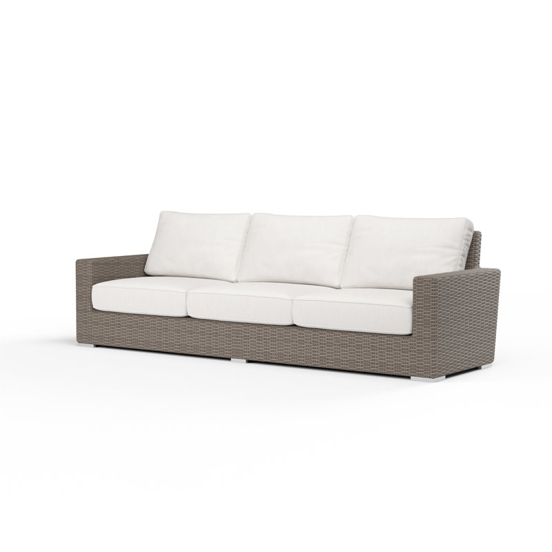 Canapé de patio Nassau avec coussins SunbCushions, Sunbrella® Echo Midnight