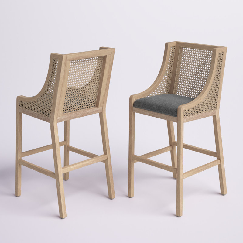 Tabouret de bar 30 po Yaritza, Gris anthracite