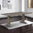 ACME Raphaela Dining Table, Weathered Cherry Finish