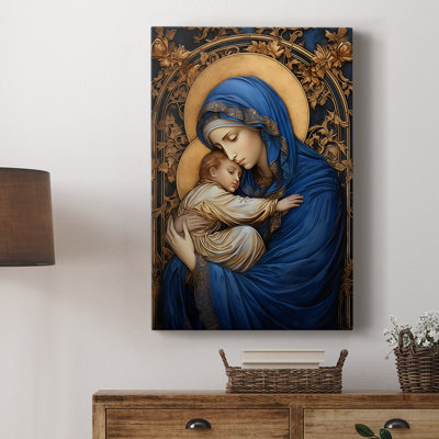 Série Religious XCIV - Toile tendue avec châssis de qualité supérieure - Prêt à être accroché