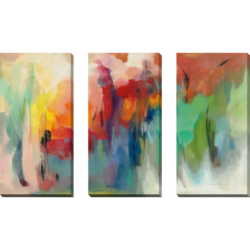 "March Rainbow", ensemble de 3 impressions sur toile