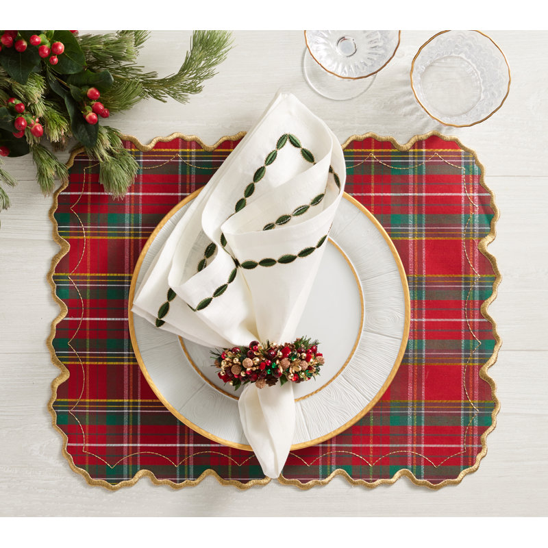 Tinsel Bow Napkin Ring