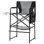  Fauteuil de réalisateur de 46 po de hauteur avec table d'appoint pliable et repose-pieds