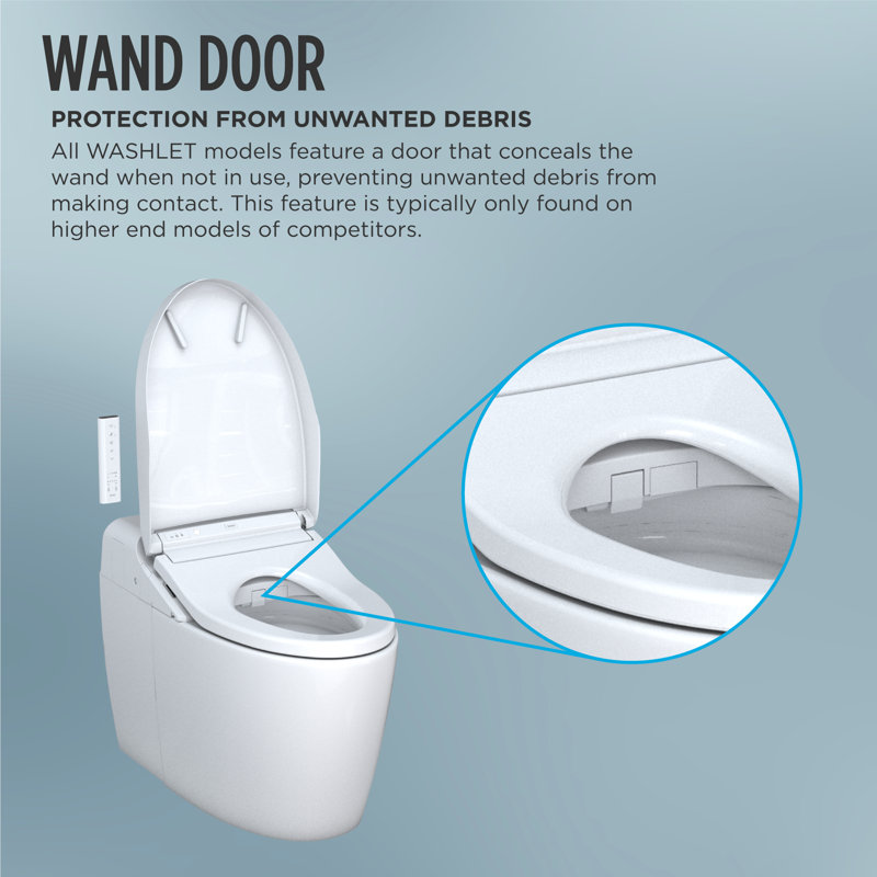 Washlet® Dual-Flush Elongated One-Piece Toilet (Seat Included)