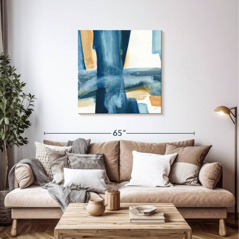 Indigo I, 36" H x 36" W