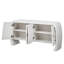 Four-door Ash Veneer Cabinet With Large Capacity For Living Room & Hallway Curved Legs Bedroom Storage-131696826