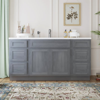 Base de meuble-lavabo simple 60 po seulement