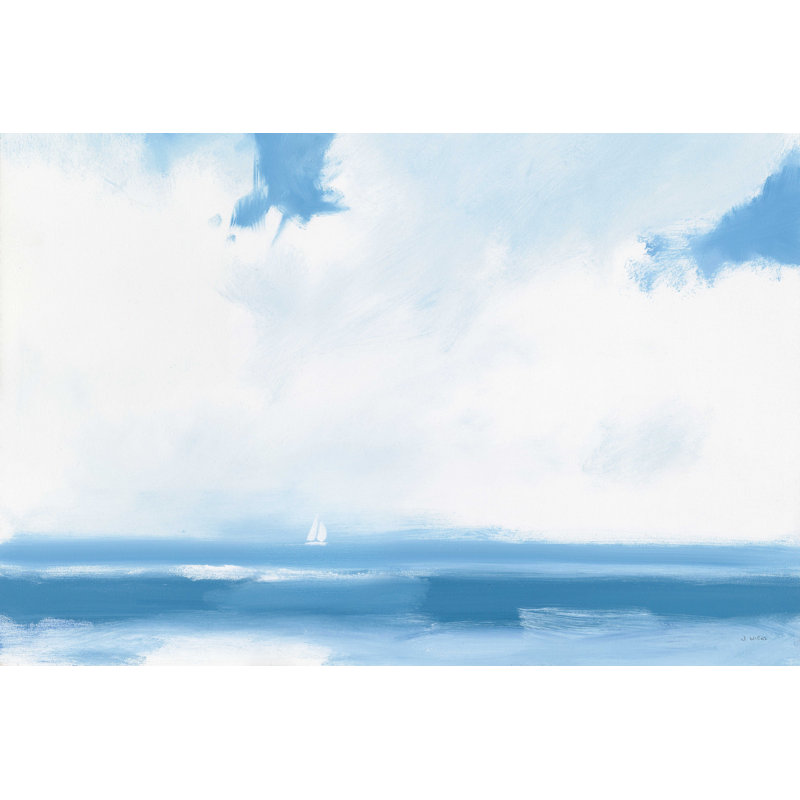 «Oceanview Sail» par James Wiens, H 8 po x l 12 po, Non, Toile tendue