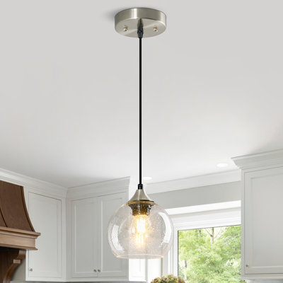 Luminaire suspendu moderne à 1 lumière pour îlot de cuisine Aarunya