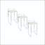 Tabouret de bar empilable contemporain de 76 cm (30 po) en acier inoxydable - Ensemble de 3-134674213-134674220-134674221