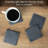 Stoneware Square 4 Piece Coaster Set