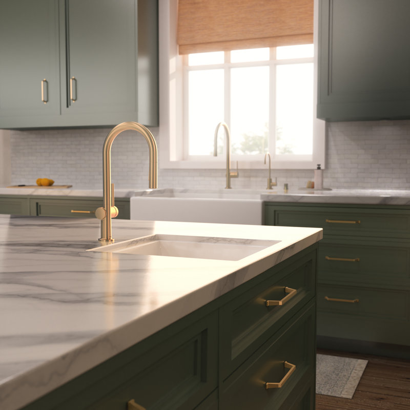 Robinet de cuisine hansgrohe Talis N prép, 2 jets rétractables de style O, bronze brossé 1,75 gal / min, Bronze