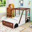 Lit plateforme simple en bois pour adolescents