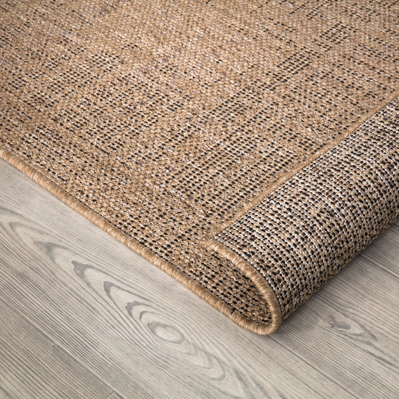Tapis intérieur / extérieur rectangulaire Mikayla, Rectangle 3 pi 11 po x 5 pi 3 po
