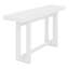 Console de 59,1 pouces avec placage de pin, table d'entrée de conception triple rectangulaire, pieds en bois massif, table de canapé polyvalente-1262531040