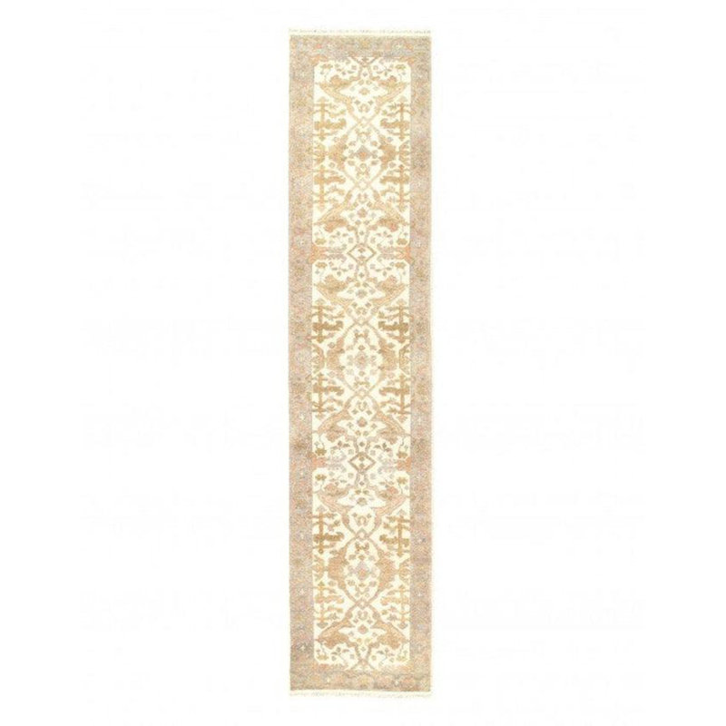 Wool Oriental Area Rug in Ivory
