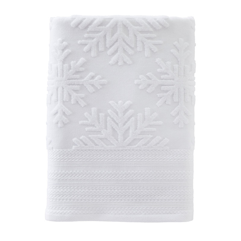 SUBTLE SNOWFLAKES JACQ BATH-WHT