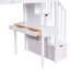 Lit mezzanine simple avec tiroirs et tiroirs de rangement, lit mezzanine en bois avec tablettes