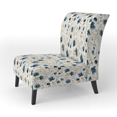 Fauteuil de chambre Blue Essence Petals