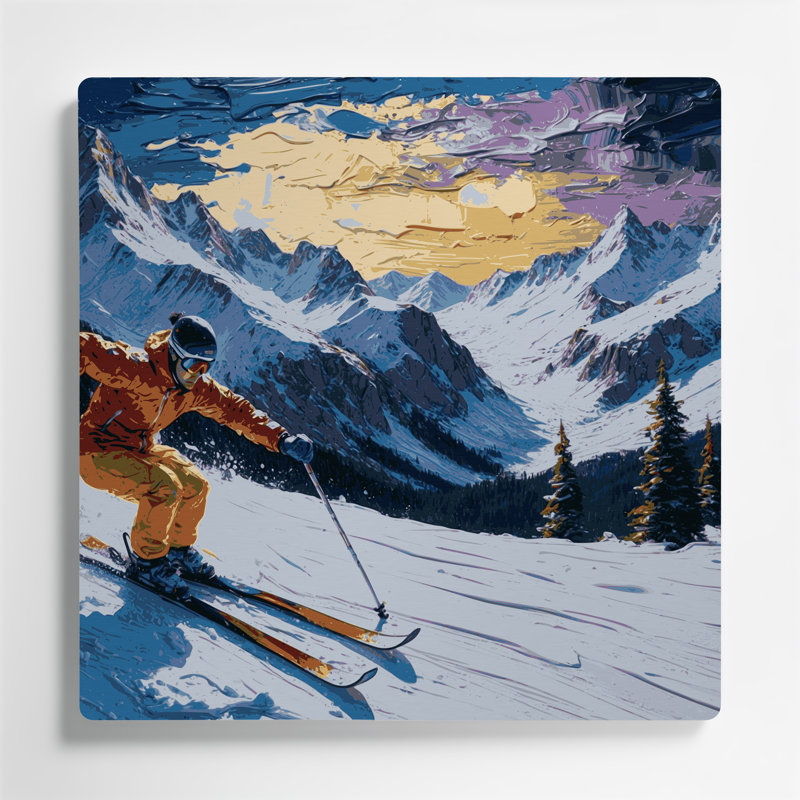 Art mural gris en métal Sports, H 12 po x l 12 po x P 0,05 po