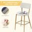 Ensemble de 6 tabourets de bar en tissu Modern Teddy-103688233-115118686
