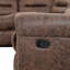 Canapé modulaire inclinable manuel en faux cuir Manasas 3 pièces de 97,8 po de largeur-96677590