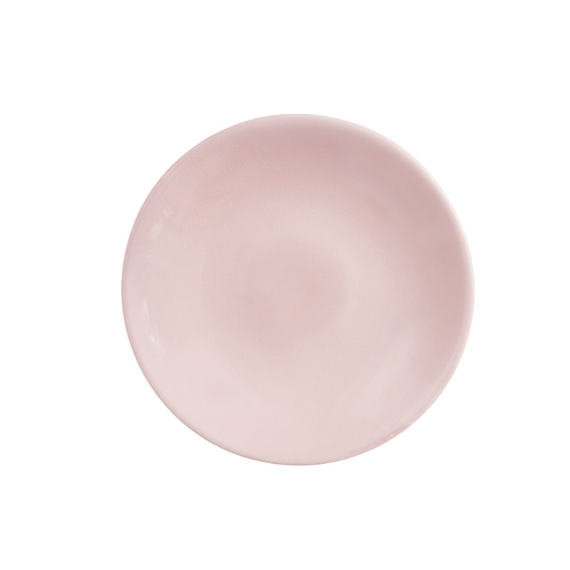 Nicolette Ceramic Decorative Plate 1, Pink