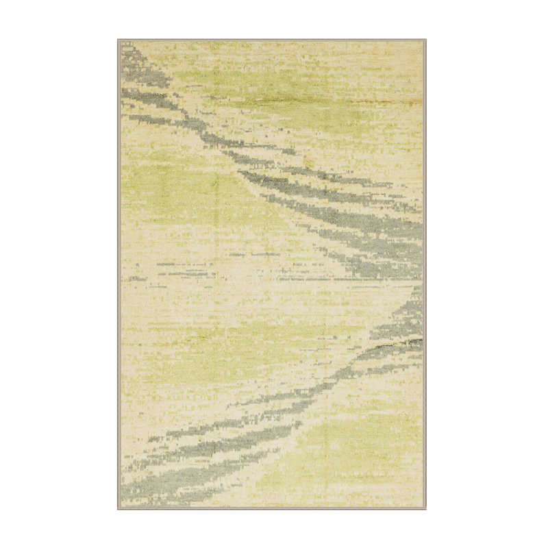 Tapis abstrait moderne et abstrait, Rectangle 7 pi x 9 pi