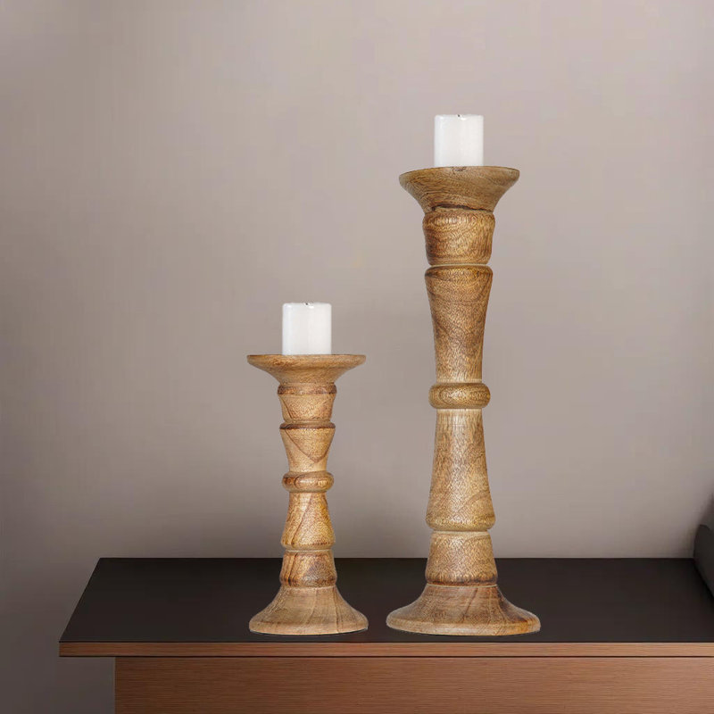 H 15 po, Brûlé moyen, 15" H x 4" W x 4" D