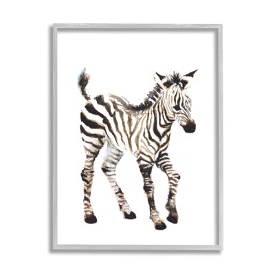 «Zebra Baby Safari Animal Nursery» par Fox Hollow Studios - Peinture