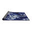 Bleu marine abstrait Tapis décoratif-193317750