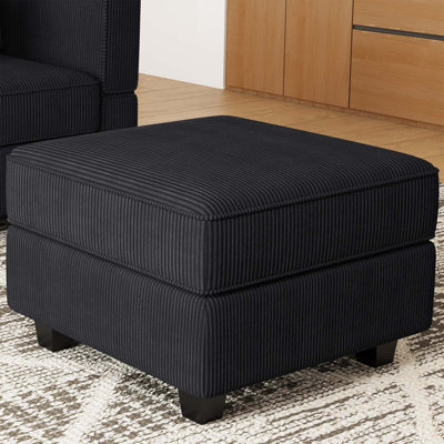 26.4'' Wide Upholstered Storage Ottoman Footstool Module Part for Sectional Sofa