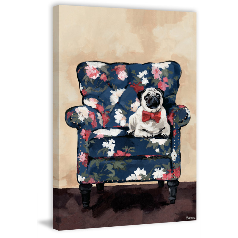 Sitting Pretty by Parvez Taj - Wrapped Canvas Painting, 91cm H x 61cm W