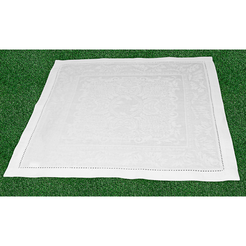 Linen Square Napkins, White 