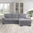 Upholstered L-Shaped Sectional-1888690809-1888690808