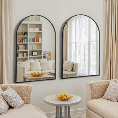 Arch Metal Accent Mirrors Modern Bathroom/Vanity Mirrors Decorative Leaning Mirrors