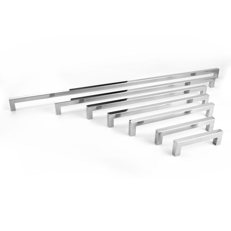 5" Center to Center Bar Pull, Polished Chrome