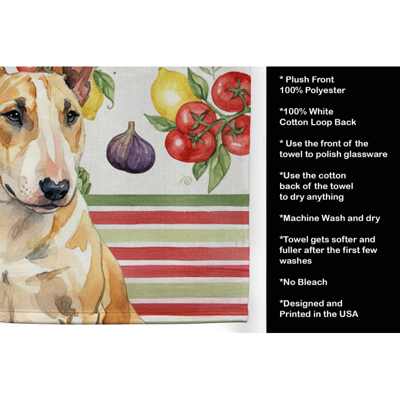 Serviette de cuisine miniature Bull Terrier, Miniature Bull Terrier