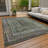 Machine Washable Indoor/Outdoor Xhevrie ACN1725 Olive Rug-31036748